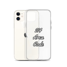 Load image into Gallery viewer, 214 Area Code iPhone Case