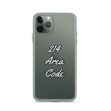 Load image into Gallery viewer, 214 Area Code iPhone Case