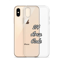 Load image into Gallery viewer, 214 Area Code iPhone Case