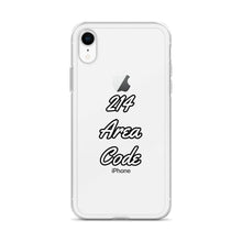 Load image into Gallery viewer, 214 Area Code iPhone Case