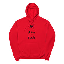 Load image into Gallery viewer, 214 Area Code Unisex fleece hoodie