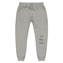 Load image into Gallery viewer, 214 Area Code Unisex fleece sweatpants