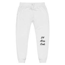 Load image into Gallery viewer, 214 Area Code Unisex fleece sweatpants