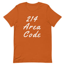 Load image into Gallery viewer, 214 Area Code Unisex T-Shirt
