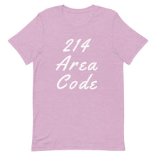 Load image into Gallery viewer, 214 Area Code Unisex T-Shirt