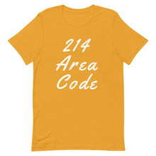 Load image into Gallery viewer, 214 Area Code Unisex T-Shirt