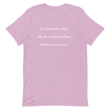 Load image into Gallery viewer, How You Feel Lyrics Short-Sleeve Unisex T-Shirt