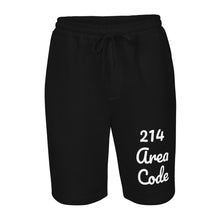 Load image into Gallery viewer, 214 Area Code Men&#39;s fleece shorts
