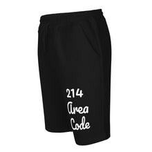 Load image into Gallery viewer, 214 Area Code Men&#39;s fleece shorts
