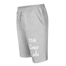 Load image into Gallery viewer, 214 Area Code Men&#39;s fleece shorts
