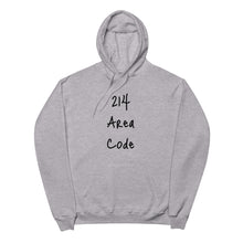 Load image into Gallery viewer, 214 Area Code Unisex fleece hoodie
