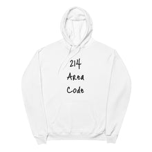 Load image into Gallery viewer, 214 Area Code Unisex fleece hoodie
