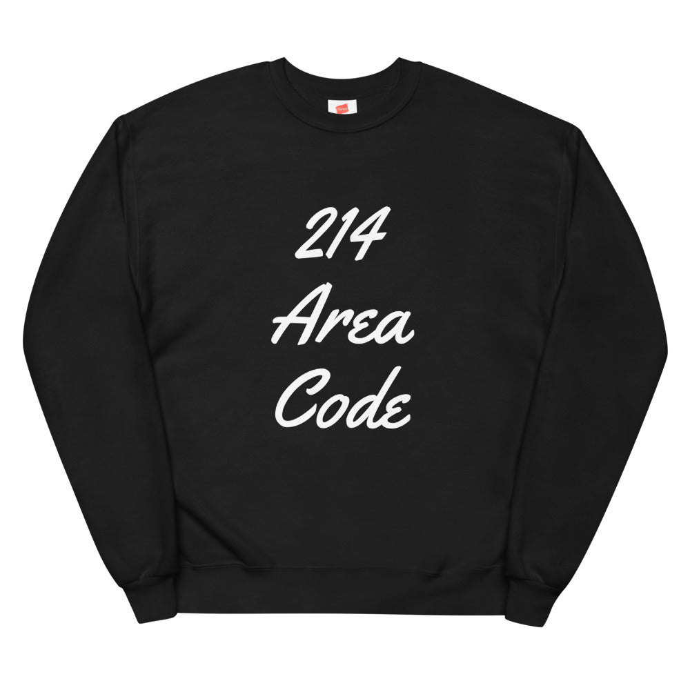 214 Area Code Sweatshirt